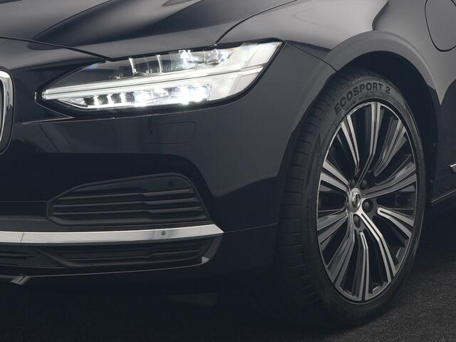 Volvo V90 T6 AWD Inscription PHEV 350pk Dealer O.H | Panodak | Adaptive Cruise | Camera | Harman / Kardon | Lederen Sportstoelen Memory & Verwarmd | Apple Carplay | BLIS | Keyless | Pilot Assist | Google Assistant & Maps | Virtual | Navigatie | DAB | 19"L.M | Plug