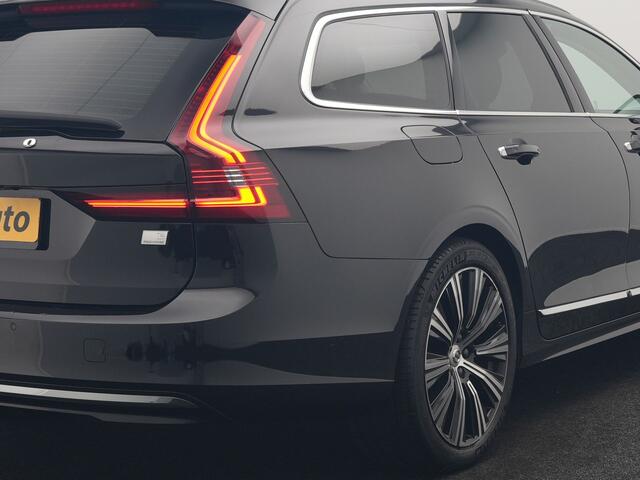 Volvo V90 T6 AWD Inscription PHEV 350pk Dealer O.H | Panodak | Adaptive Cruise | Camera | Harman / Kardon | Lederen Sportstoelen Memory & Verwarmd | Apple Carplay | BLIS | Keyless | Pilot Assist | Google Assistant & Maps | Virtual | Navigatie | DAB | 19"L.M | Plug