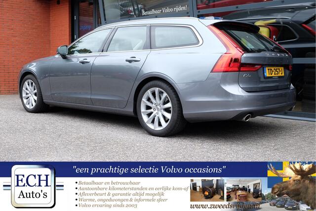 Volvo V90 2.0 T4 190 pk Aut. Leer, Adaptieve CC, Trekhaak, Apple CarPlay