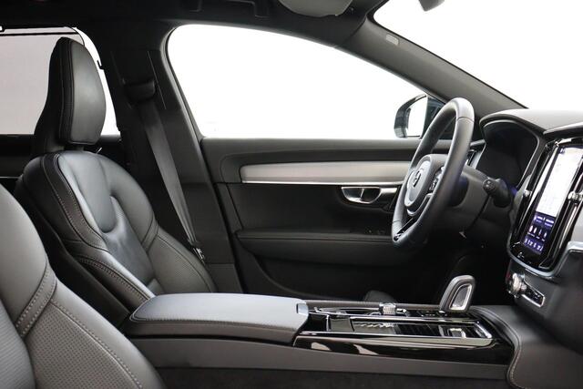 Volvo V90 T6 RECHARGE AWD R-DESIGN -PANO.DAK|HARMAN/KARDON|BLIS|360°CAM|HEAD-UP DISP.|LUCHTVERING|GEVENT.LEDER|STANDKACHEL|ADAP.LED|ADAP.CRUISE|TREKHAAK|20"|SoH:89%