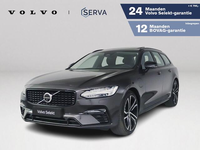 Volvo V90 T8 Plug-in hybrid AWD Ultra Dark | Panoramadak | 360° camera | Bowers & Wilkins | Head-up display | Luchtvering | Stoelventilatie | Trekhaak