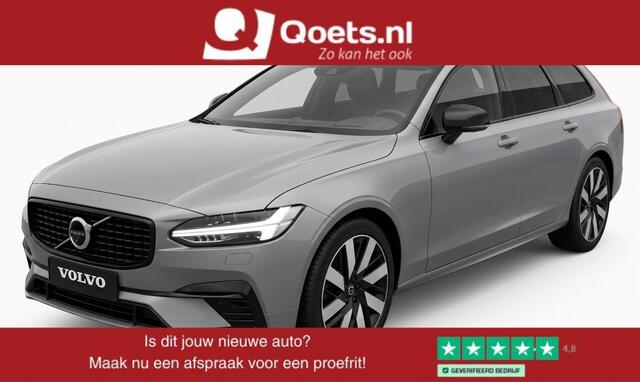 Volvo V90 2.0 T6 Plug-in hybrid AWD Plus Dark Trekhaak - Adaptieve Cruise Control - Harman Kardon - Stoelverwarming voor/achter - Full-LED Active High Beam koplampen - Pilot Assist -