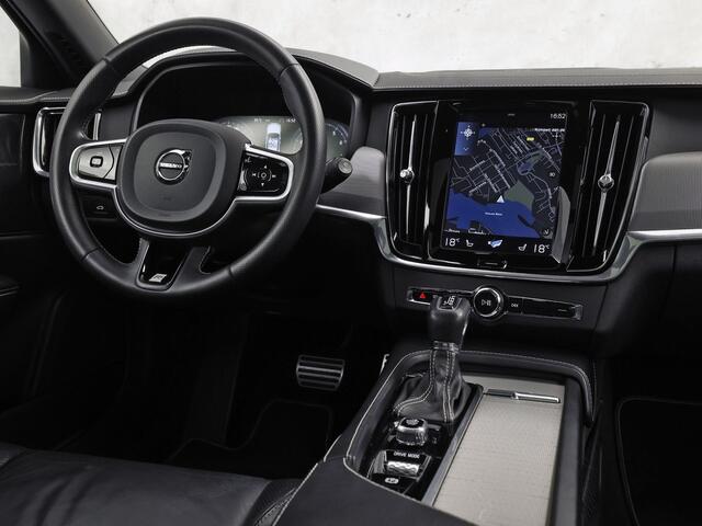Volvo V90 2.0 T4 R-Design Automaat 190Pk (PANORAMADAK, HARMAN/KARDON, MEMORY SEATS, APPLE CARPLAY, CAMERA, STOELVERWARMING, LEDER, NIEUWE APK, NIEUWSTAAT)