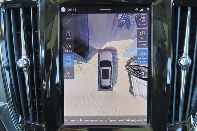 Volvo V90 T8 Recharge AWD Ultra Dark - Luchtvering - Panorama/schuifdak - IntelliSafe Assist & Surround - 360º Camera - Bowers & Wilkins audio - Adaptieve LED koplampen - Verwarmde voorstoelen, stuur & achterbank - Parkeersensoren voor & achter - Elektr. bedienb. voorstoelen met geheugen - Geventileerde voorstoelen - Head up display - Inklapbare trekhaak - 20' LMV