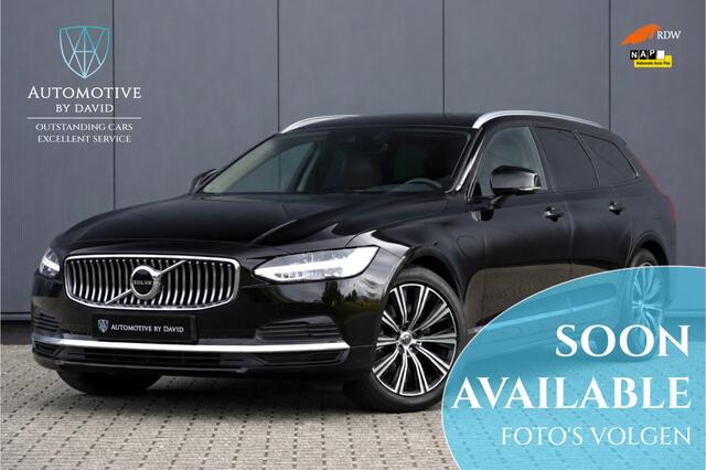 Volvo V90 2.0 T6 PHEV 340 pk AWD BUSINESS PRO AUTOMAAT / TREKHAAK / ADAPTIEVE CRUISE CONTROL / PILOT ASSIST / APPLE CARPLAY / LANE ASSIST / BLIS / ACHTERUITRIJCAMERA / DAB