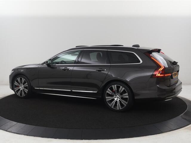 Volvo V90 2.0 T8 AWD Inscription Exclusive | SOH 81,9% | Panoramadak | Memory | Leder | Adaptive cruise | Stuur/stoel verwarming | Harman/Kardon | Head-up | 360 camera | Park assist | Carplay