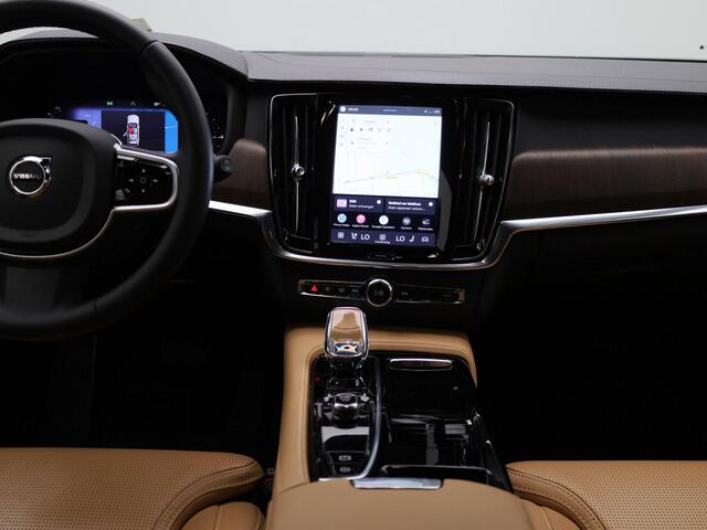 Volvo V90 2.0 T6 Plug-in hybrid AWD Plus Bright 350PK | Elektrische Trekhaak | Leder Interieur | Harman Kardon Audio | Memory Seats | Achterbankverwarming | Google Navigatie | Apple CarPlay & Android Auto