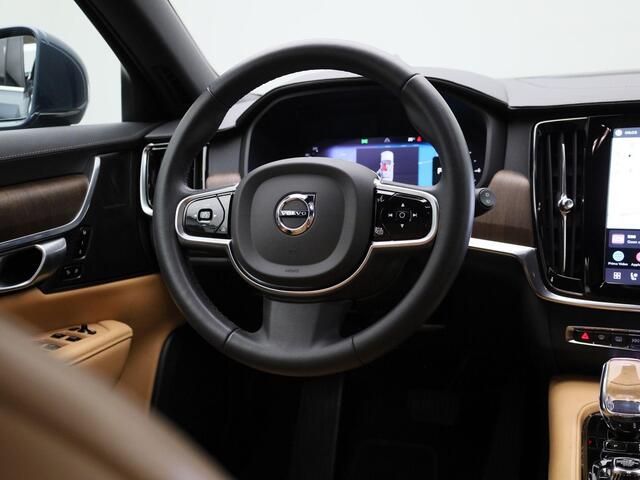 Volvo V90 2.0 T6 Plug-in hybrid AWD Plus Bright 350PK | Elektrische Trekhaak | Leder Interieur | Harman Kardon Audio | Memory Seats | Achterbankverwarming | Google Navigatie | Apple CarPlay & Android Auto