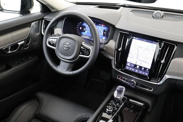 Volvo V90 T8 PLUG-IN HYBRID AWD ULTRA EXECUTIVE EDITION -PANO.DAK|BOWERS&WILKINS|LUCHTVERING|HEAD-UP DISP.|360°CAM|20"|GEVENT.LEDER+MASSAGE|TREKHAAK|20"ALL.SEASON|SoH:100%