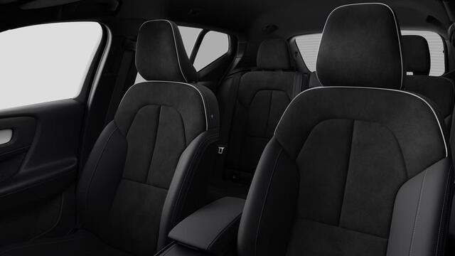 Volvo XC40 B4 Plus Black Edition 197 pk | Extra getint glas | 20" velgen | Connect suède-textiel/Microtech-bekleding | Google Maps en Google Play Store