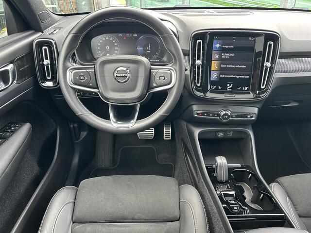 Volvo XC40 1.5 T5 Recharge R-Design PHEV, Automaat, Panoramadak, Leder/nubuck, Stoelverwarming, Stuurverwarming, Harman Kardon audio, Exterior styling kit, Extra getint glas vanaf B-stijl
