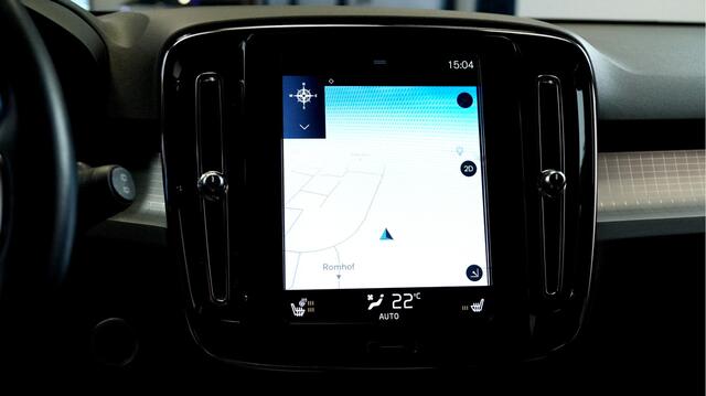 Volvo XC40 2.0 T4 140kW/190pk Aut8 Intro Pro CLIMA + HARMAN/KARDON + STANDKACHEL + DRIVE MODES + HALFLEER + STOELVERWARMING V&A + BLIS + LANE ASSIST + STUURVERWARMING + CRUISE + EL.TREKHAAK + CAMERA + PARKSENSOREN V&A + 18" LM-VELGEN!!