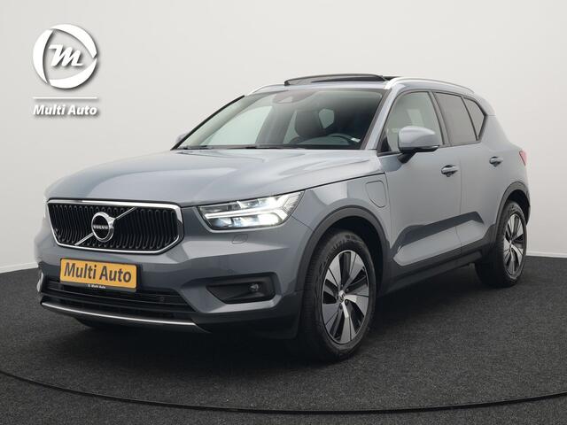 Volvo XC40 T5 Twin Engine Inscription Plug In Hybrid 261pk Thunder Grey Dealer O.H. PHEV | Panodak | Lederen Bekleding | Harman Kardon | Pilot Assist | Apple Carplay | Adaptive Cruise | Navigatie | Camera | DAB | Virtual |