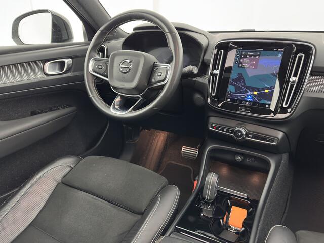 Volvo XC40 Recharge P8 AWD R-Design {SOH-89%} [ 3-Fase ] (INCL-BTW) *PANO | LEATHER-MICROFIBRE | DIGI-COCKPIT | FULL-LED | MEMORY-PACK | TOP-VIEW | CARPLAY | NAVI-FULLMAP | ECC | PDC | KEYLESS | HEATED-SPORTSEATS | BLIS | 20"ALU*