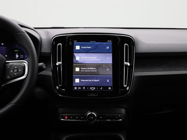 Volvo XC40 Recharge Extended Range Core | Google Maps | Apple & Android Carplay | Parkeersensoren & Camera | Stoel & Stuurverwarming | Standkachel | All Season Banden |