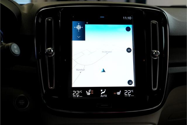 Volvo XC40 1.5 T5 Plug-in Hybrid 193kW/262pk DCT7 Ultimate Dark PANORAMADAK + HARMAN/KARDON + EL.TREKHAAK + ADAPT.CRUISE + PILOT ASSIST + NAVI SENSUS + BLIS + LANE ASSIST + EL.STOELEN + STOEL-&STUURVERWARMING + 360 CAMERA + KEYLESS + PARKSENSOREN V&A + 21" LM-VELGEN