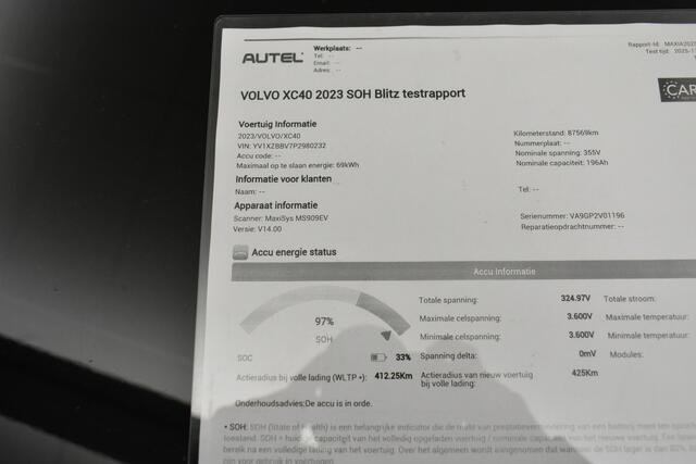 Volvo XC40 1.5 T5 Plug-in hybrid Ultimate Dark SOH 97% Pano Cam Dhoek El-stoelen + Aklep Harman Kardon
