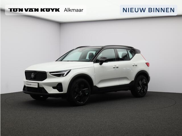 Volvo XC40 B4 197PK Plus Black Edition / Nubuck Bekleding / 20" / Contrasterend Dak / Harman Kardon / Elekt. Verstelb. Stoelen / Verwarmbaar Stuurwiel + Voorstoelen / BLIS /Adaptive Cruise /