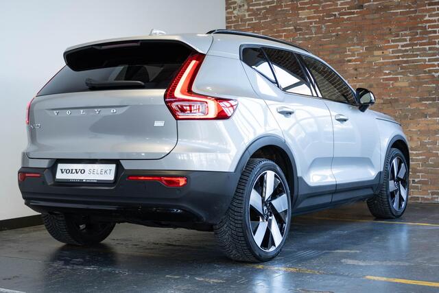Volvo XC40 Single Motor Extended Range Ultimate 82 kWh | Panoramadak | Stoelverwarming | 360° Parkeercamera | Parkeersensoren voor + achter | Google infotainment | Stuurwielverwarming | 20'' Lichtmetalen velgen |
