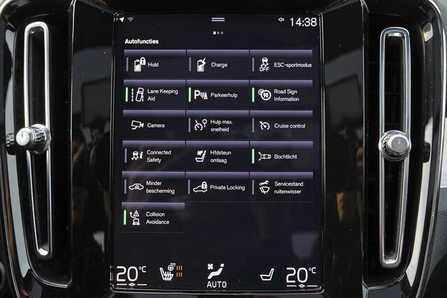Volvo XC40 T5 Recharge Plus Dark - Panorama/schuifdak - IntelliSafe Assist - Harman/Kardon audio - Parkeercamera achter - Parkeersensoren voor & achter - Elektr. bedienb. voorstoelen met geheugen links - Draadloze tel. lader - Extra getint glas - 19' LMV
