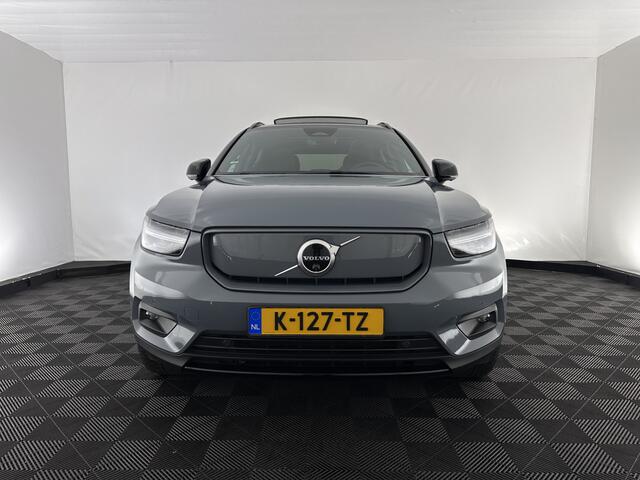 Volvo XC40 Recharge P8 AWD R-Design [ 3-Fase ] {SOH-92%} (INCL.BTW) Aut. *PANO | LEATHER-ALCANTARA | DIGI-COCKPIT | FULL-LED | HARMAN/KARDON | TOP-VIEW | CARPLAY | NAVI-FULLMAP | ECC | PDC | KEYLESS | HEATED-SPORTSEATS | BLIS | TOWBAR | 18''ALU*