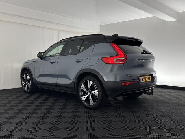Volvo XC40 Recharge P8 AWD R-Design [ 3-Fase ] {SOH-92%} (INCL.BTW) Aut. *PANO | LEATHER-ALCANTARA | DIGI-COCKPIT | FULL-LED | HARMAN/KARDON | TOP-VIEW | CARPLAY | NAVI-FULLMAP | ECC | PDC | KEYLESS | HEATED-SPORTSEATS | BLIS | TOWBAR | 18''ALU*