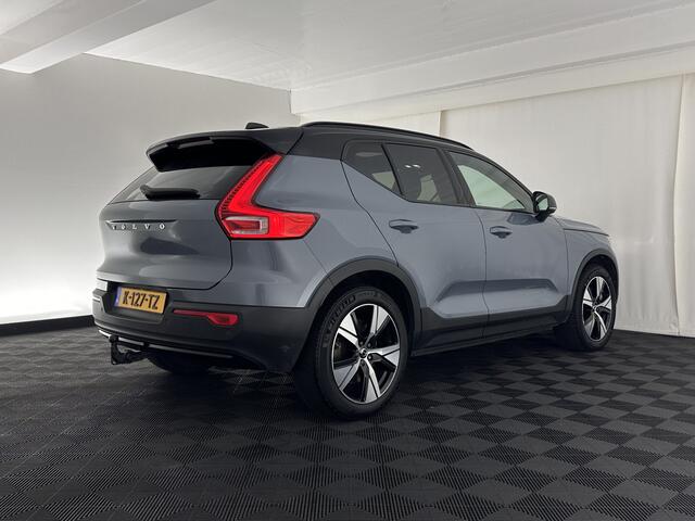 Volvo XC40 Recharge P8 AWD R-Design [ 3-Fase ] {SOH-92%} (INCL.BTW) Aut. *PANO | LEATHER-ALCANTARA | DIGI-COCKPIT | FULL-LED | HARMAN/KARDON | TOP-VIEW | CARPLAY | NAVI-FULLMAP | ECC | PDC | KEYLESS | HEATED-SPORTSEATS | BLIS | TOWBAR | 18''ALU*