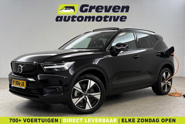 Volvo XC40 Recharge Pure Electric 69 kWh | SOH 94% | Snelladen | H/K | Pano | Memory | 360° | Virtual | Stoel/Stuur verw. | Trekh. | Adap. Cruise | Carplay | NAP