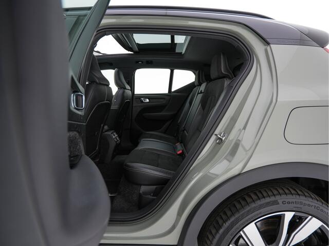 Volvo XC40 Recharge P8 AWD R-Design [ 3-Fase ] {SOH-90%} (INCL-BTW) Aut. *PANO | LEATHER-ALCANTARA | ADAPTIVE-CRUISE | DIGI-COCKPIT | FULL-LED | HARMAN/KARDON | CAMERA | NAVI-FULLMAP | ECC | PDC | KEYLESS | HEATED-SPORTSEATS | TOWBAR | 20''ALU*