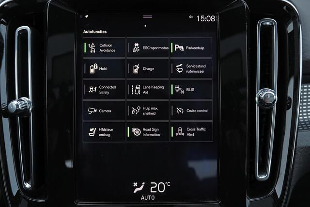 Volvo XC40 T5 Recharge Inscription - Panorama/schuifdak - IntelliSafe Assist & Surround - Harman/Kardon audio - Parkeercamera achter - Parkeersensoren voor & achter - Draadloze tel. lader - 19' LMV