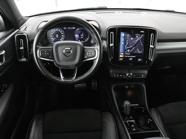 Volvo XC40 1.5 T4 Plug-in hybrid R Design | Leder/Alcantara | Carplay | Navigatie | Parkeerverwarming | Keyless | Cruise control | Parkeerhulp | Climate control | Full LED | PHEV