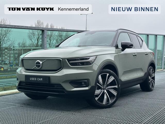 Volvo XC40 Recharge P8 AWD R-Design / Pano. dak / Elek. verstelbare stoelen / Voor+stuur verwarmd / Keyless / Harman Kardon / 20" velgen / 360 camera /