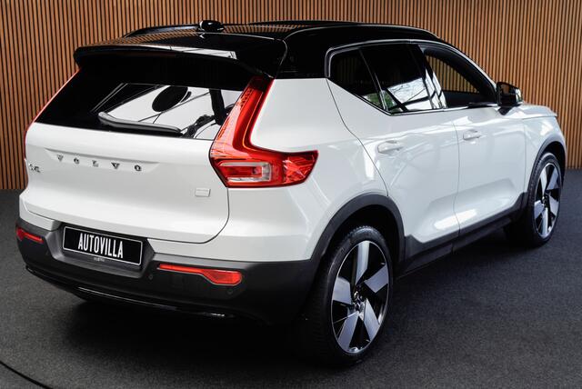 Volvo XC40 Recharge 70 kWh Panodak Leer Harman K Navi Camera Elektr. trekhaak Elektr. bedienbare achterklep Memory seats Sfeerverlichting Stuurverwarming Stoelverwarming PDC LM velgen BTW auto!
