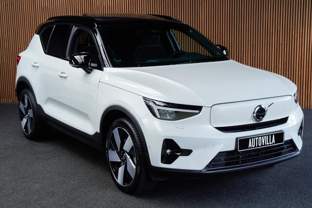 Volvo XC40 Recharge 70 kWh Panodak Leer Harman K Navi Camera Elektr. trekhaak Elektr. bedienbare achterklep Memory seats Sfeerverlichting Stuurverwarming Stoelverwarming PDC LM velgen BTW auto!