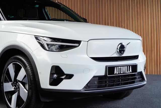 Volvo XC40 Recharge 70 kWh Panodak Leer Harman K Navi Camera Elektr. trekhaak Elektr. bedienbare achterklep Memory seats Sfeerverlichting Stuurverwarming Stoelverwarming PDC LM velgen BTW auto!