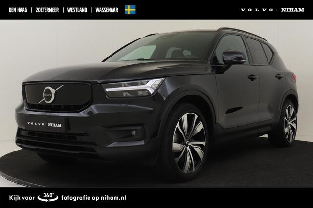 Volvo XC40 RECHARGE P8 AWD R-DESIGN -PANO.DAK|HARMAN/KARDON|360°CAM|ADAP.LED|WARMTEPOMP|LEDER|ADAP.CRUISE|VERW.VOORRUIT|TREKHAAK