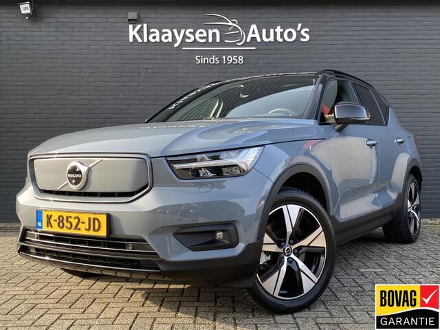 Volvo XC40 Recharge P8 AWD 408 pk R-Design | 1e eigenaar | dealer onderh. | panoramadak | trekhaak | leder/alcantara | navigatie