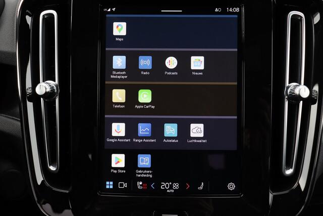 Volvo XC40 Recharge Twin Ultimate 78 kWh - Panorama/schuifdak - IntelliSafe Assist & Surround - 360 Graden Camera - Harman/Kardon audio - Verwarmde voorstoelen & stuur - Parkeersensoren voor & achter - Elektr. bedienb. voorstoelen met links geheugen - Warmtepomp - D