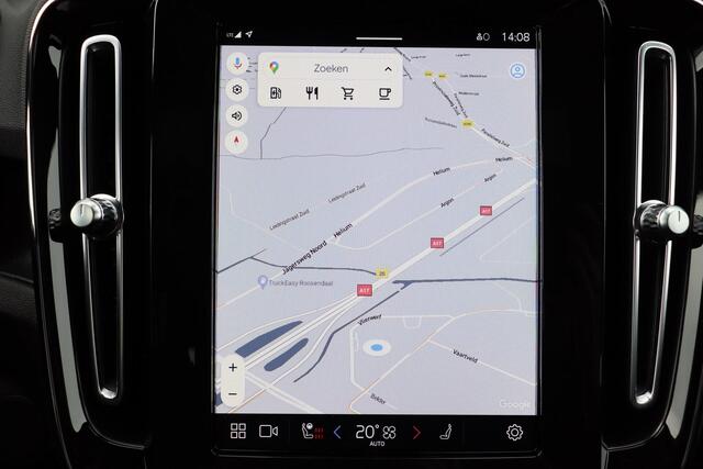 Volvo XC40 Recharge Twin Ultimate 78 kWh - Panorama/schuifdak - IntelliSafe Assist & Surround - 360 Graden Camera - Harman/Kardon audio - Verwarmde voorstoelen & stuur - Parkeersensoren voor & achter - Elektr. bedienb. voorstoelen met links geheugen - Warmtepomp - D