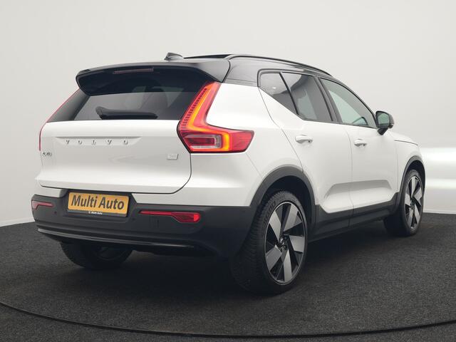 Volvo XC40 Recharge Twin Ultimate 78 kWh 408pk Dealer O.H. | Trekhaak Af Fabriek | Panodak | 360 Camera | Adaptive Cruise | Harman / Kardon | Alcantara Sportstoelen Memory & Verwarmd | Google Assistent | Keyless | Stuur Verwarmd | Blis |