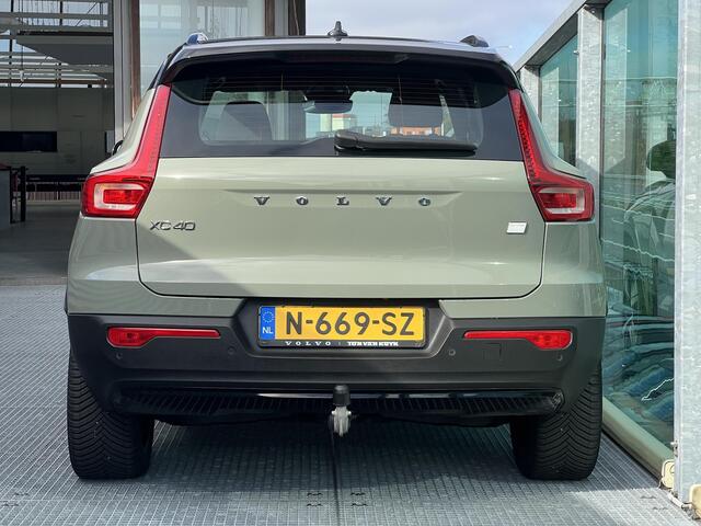 Volvo XC40 Recharge Core Parkeer camera, Verwarmde stoelen + Stuur, 42.000KM, Parkeer verwarming met Timer, Semi Electrische trekhaak, Apple Car Play - Android auto, Sage Green metallic 1e eigenaar