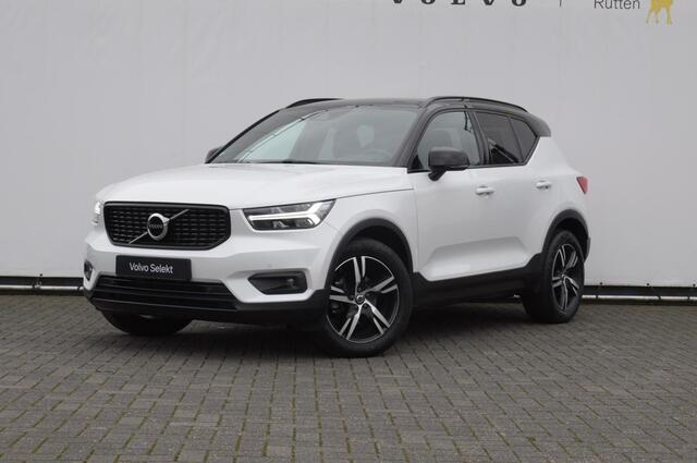 Volvo XC40 T3 163PK Automaat R-Design Adaptieve cruise control / Leder met alcantara bekleding / Parkeersensoren met camera / Trekhaak / stoel - en stuurverwarming / Apple carplay