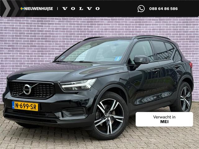 Volvo XC40 1.5 T2 R-Design | Keyless entry/start | Stoel en stuurverwarming | Parkeersensoren V+A | Parkeercamera | Extra getint glas | 19" lm velgen | Apple carplay/android auto |