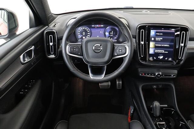 Volvo XC40 T4 RECHARGE R-DESIGN *VOL!* -PANO.DAK|HARMAN/KARDON|360°CAM|POWER-SEATS|BLIS|ADAP.LED|STANDKACHEL|PRIVACY.GLAS|CLIMATE.PRO|19"