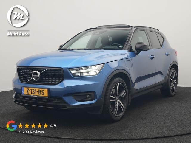 Volvo XC40 T5 Twin Engine R-Design PHEV 262pk | Trekhaak Af Fabriek | Panodak | Adaptive Cruise | 360 Camera | Harman / Kardon | Alcantara Sportstoelen Memory & Verwarmd | Apple Carplay | Stuur Verwarmd | Keyless | Blis | 19"L.M | Plug In Hybrid |