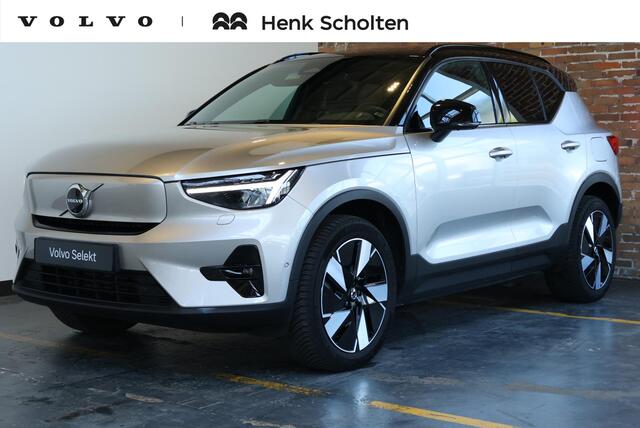 Volvo XC40 Single Motor Extended Range Ultimate 82 kWh | Semi-Electrische Wegklapbare Trekhaak | Panoramadak | 360° Parkeercamera | Parkeersensoren voor + achter | Google Infotainment | 4-Seizoenenbanden | Stoelverwarming | Stuurwielverwarming