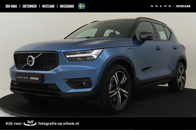 Volvo XC40 T5 RECHARGE R-DESIGN *VOL!* -PANO.DAK|HARMAN/KARDON|360°CAM|POWER-SEATS|STANDKACHEL|BLIS|CLIMATE.PRO|VERW.VOORRUIT|TREKHAAK|19"