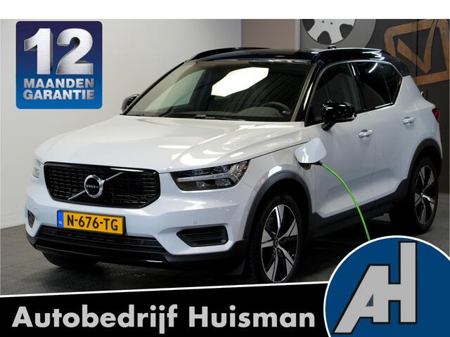 Volvo XC40 1.5 T4 Recharge 155kW/211pk DCT7 R-Design LEER/ALCANTARA + ADAPT.CRUISE + NAVI SENSUS + LANE ASSIST + PILOT ASSIST + STOEL-&STUURVERWARMING + CAMERA + KEYLESS ENTRY&GO + EL.TREKHAAK + PARKSENSOREN V&A + 19" LM-VELGEN!!