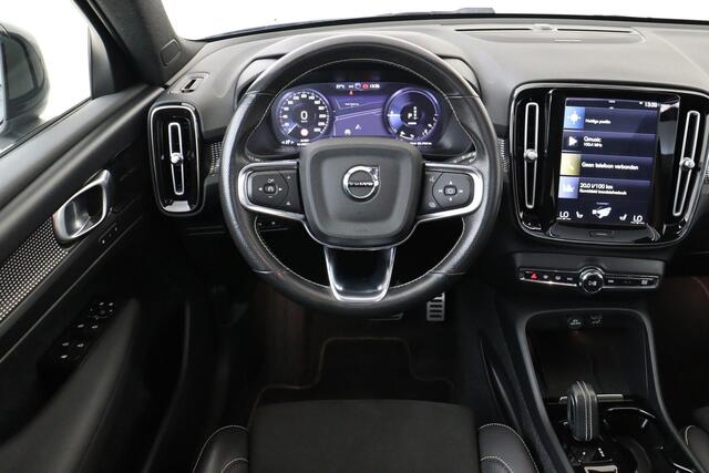 Volvo XC40 T4 RECHARGE R-DESIGN *VOL!* -PANO.DAK|HARMAN/KARDON|360°CAM|POWER-SEATS|STANDKACHEL|BLIS|PRIVACY.GLAS|VERW.VOORRUIT|INDUC.LADEN|19"|SoH:90%