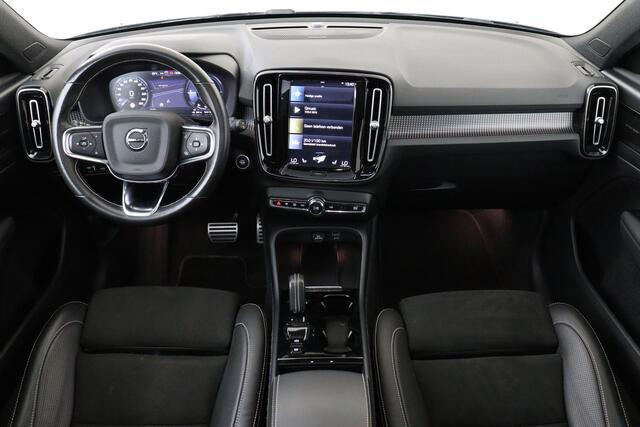Volvo XC40 T4 RECHARGE R-DESIGN *VOL!* -PANO.DAK|HARMAN/KARDON|360°CAM|POWER-SEATS|STANDKACHEL|BLIS|PRIVACY.GLAS|VERW.VOORRUIT|INDUC.LADEN|19"|SoH:90%